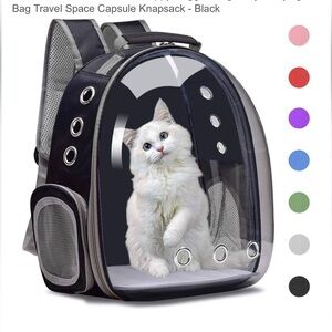 Stylish Black and White Backpack